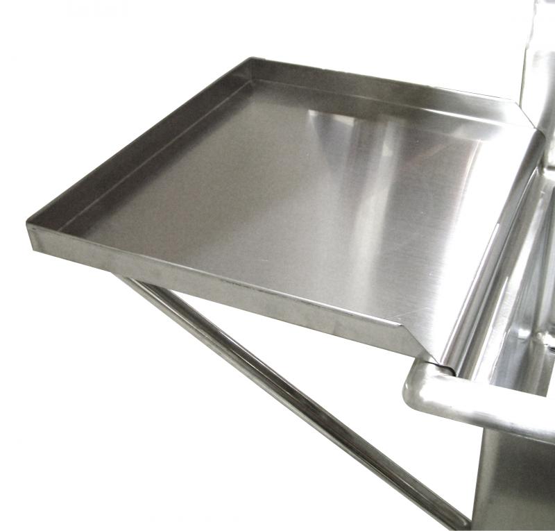 Omcan Removable Stainless Steel Drainboard for Tub Sink, 18 Gauge