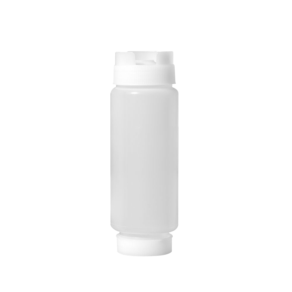 Omcan Clear Dual-way First In First Out Squeeze Bottle NSF