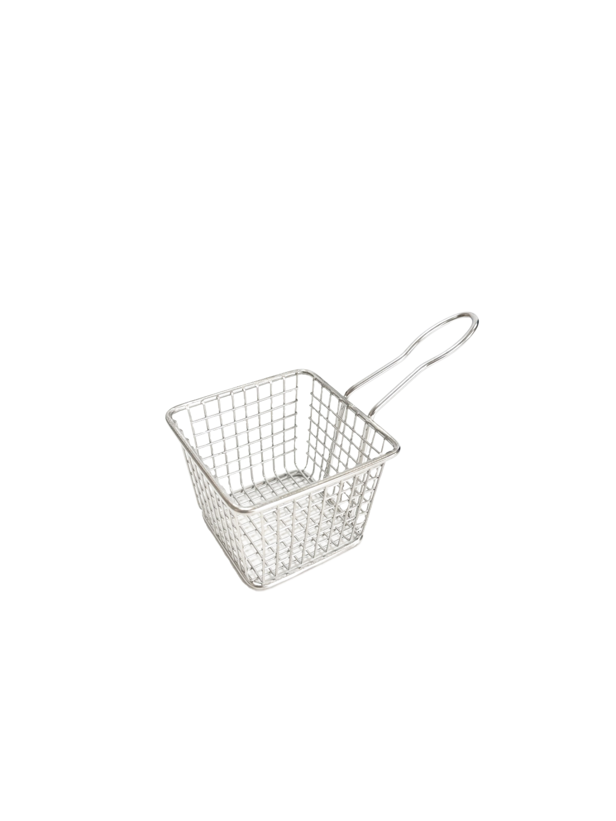 Omcan Rectangular Stainless Steel Mini Serving Basket