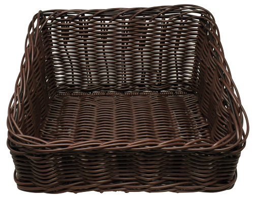 Omcan Rectangular Wicker Basket