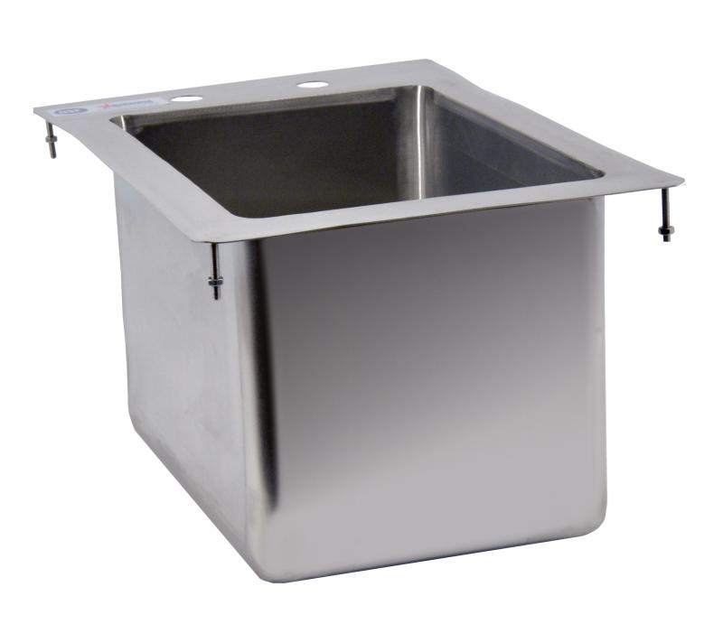 Omcan Stainless Steel Single Drop in Sink with Flat Top