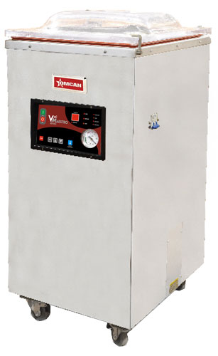 Omcan Floor Model Heavy-duty Vacuum Packaging Machine with 1.2 HP and Single Seal Bar