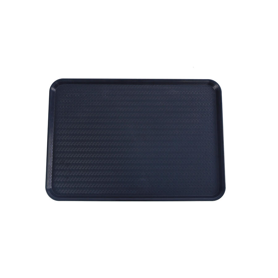 Omcan Black ABS Plastic Food and Produce Display / Merchandising Tray