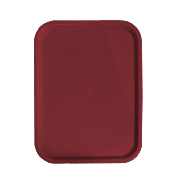 Omcan Burgundy Fast Food Tray