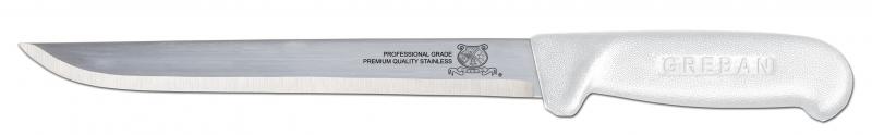 Omcan 8" Straight Blade Fillet Knife with Handle