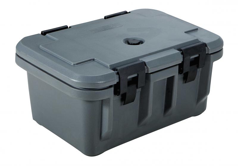 Omcan Gray Insulated Food Pan Carrier with Depth
