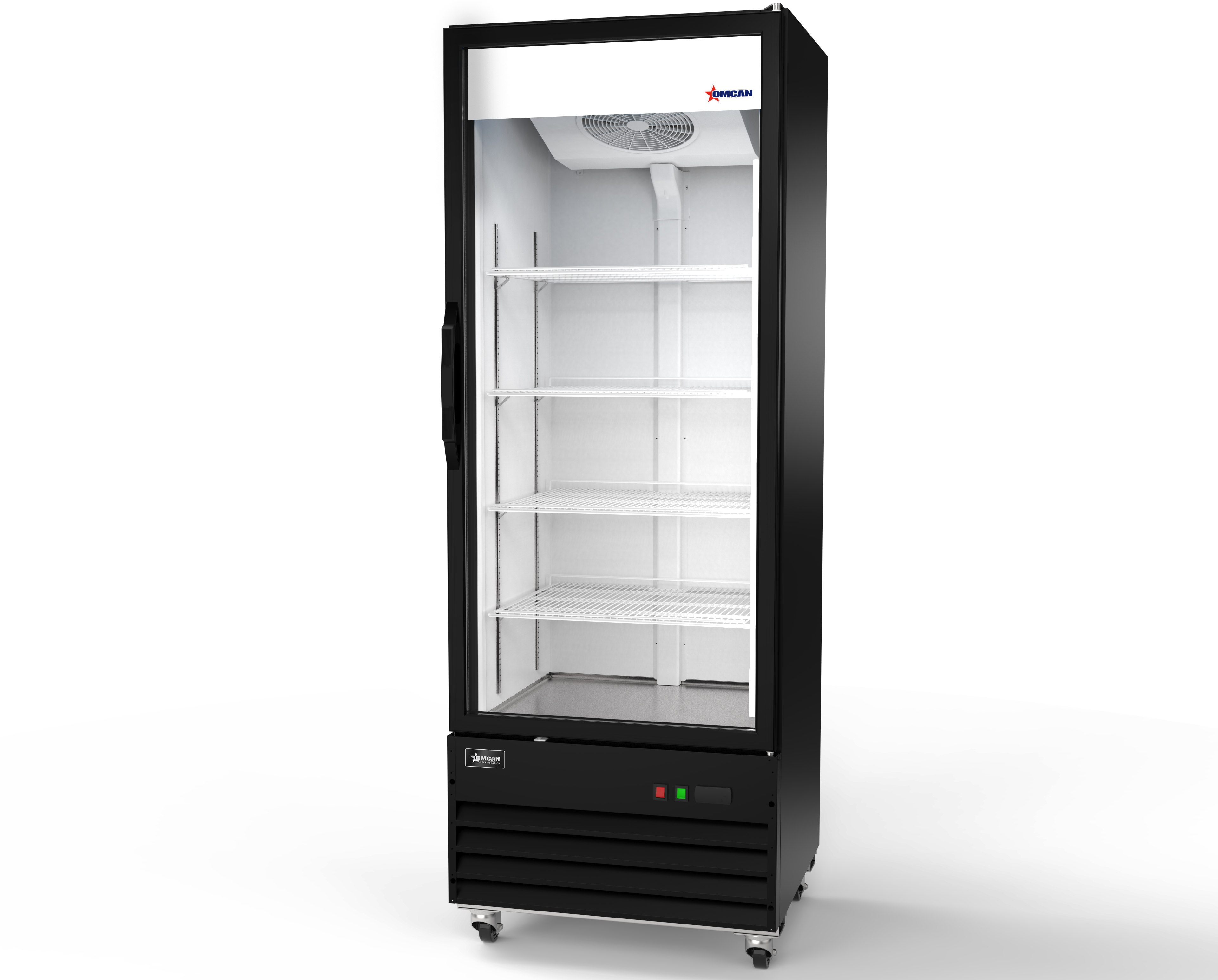 Omcan One (1) Glass Door Display Refrigerator, . ( )