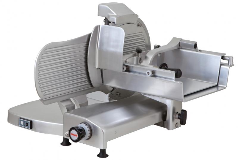 Omas S-Series 15" Horizontal Gear-Driven Meat Slicer, | Trento – 110 V, 0.4 HP
