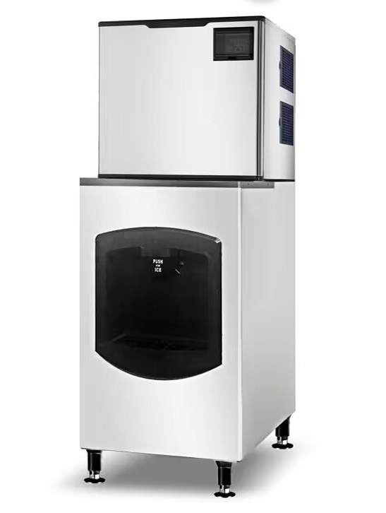 Omcan Ice Maker Machine and Dispenser with . Ice Bin – Ice Yield . per Day