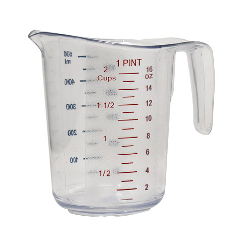 Omcan / Clear Polycarbonate Measuring Cup
