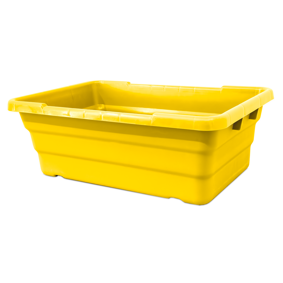 Omcan Stackable Meat Lug / Tote Box 25" x 16" x 8-1/2" NSF