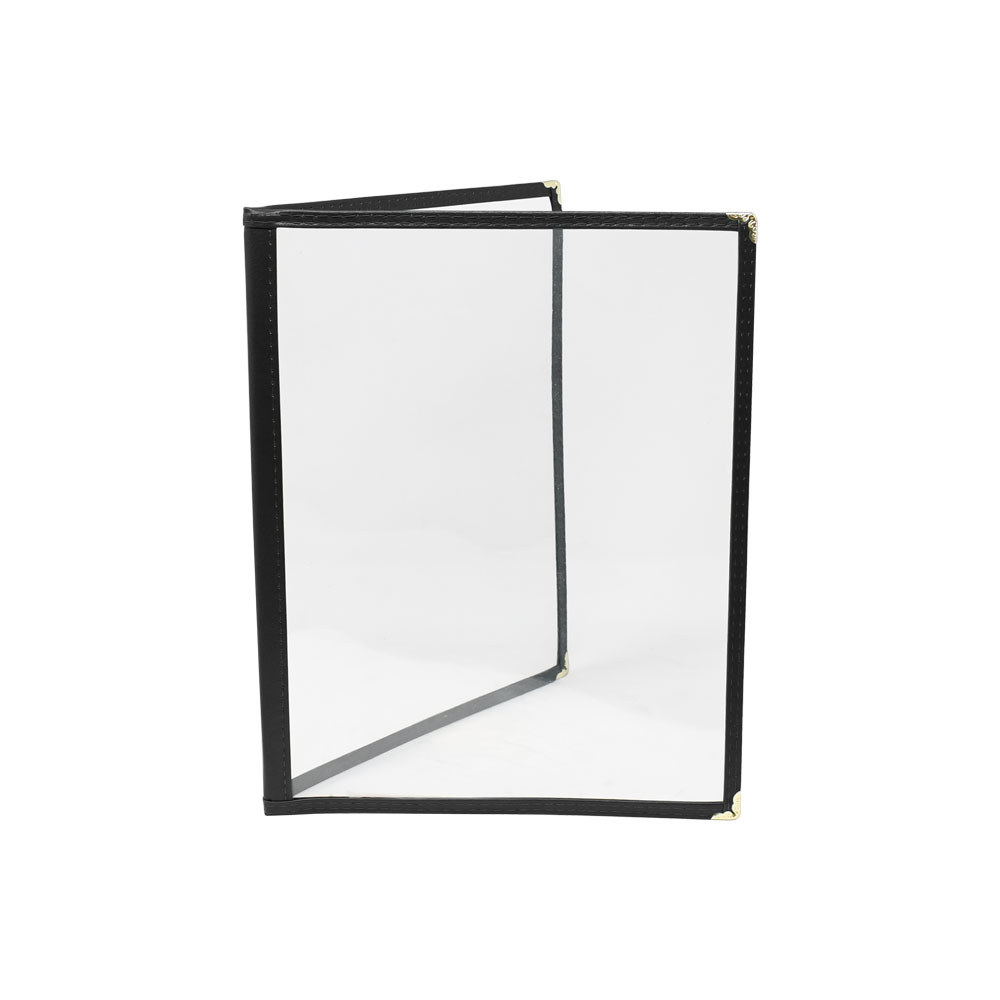 Omcan 9 1/2" x 11 3/4" Double-Fold Menu Holder