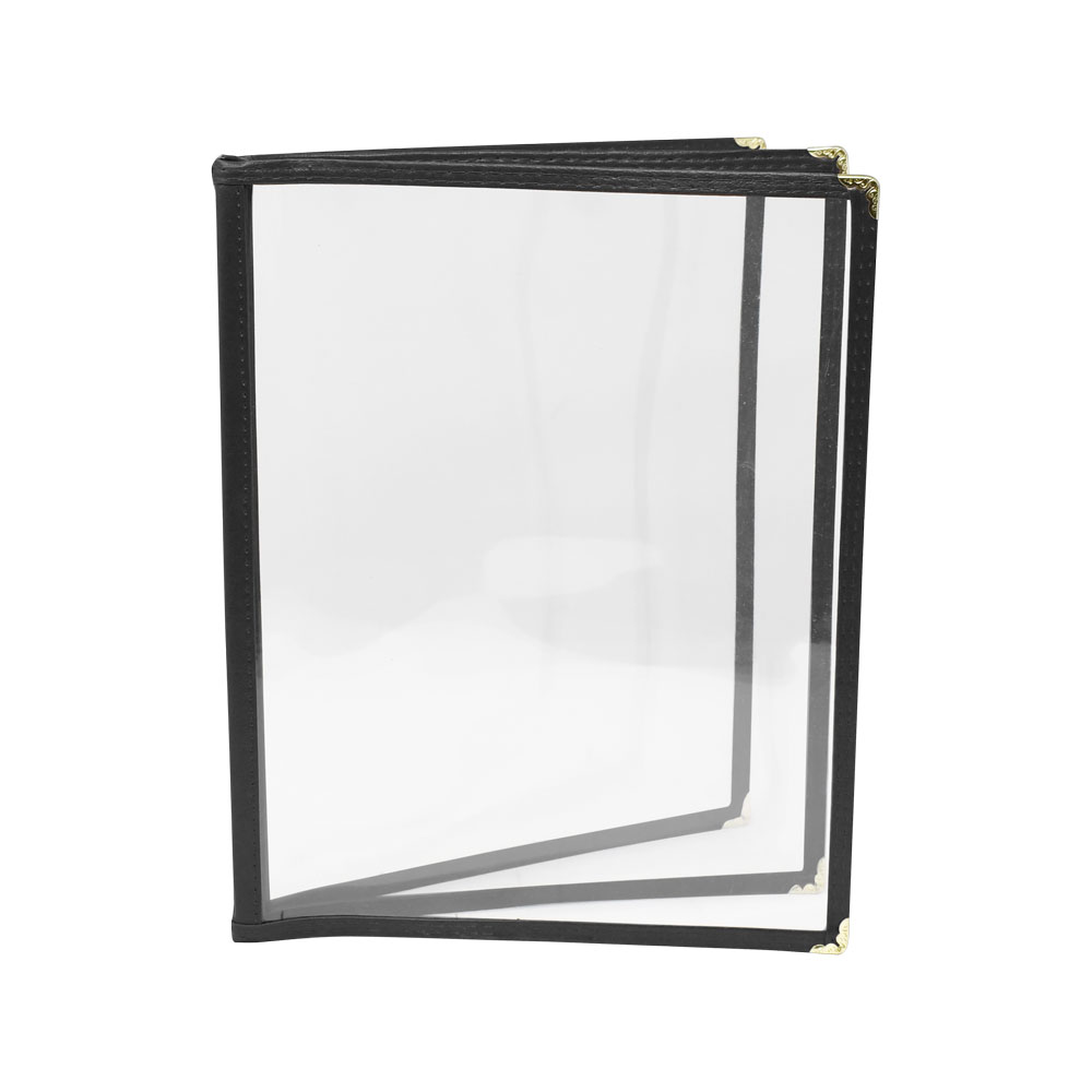 Omcan 9 1/2" x 11 3/4" Three-Page Menu Holder