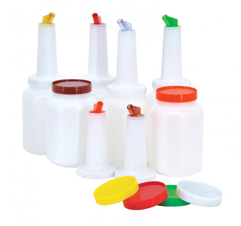 Omcan Continuous Flow Liquor and Juice Multi-Pour – 6 Assorted Colors