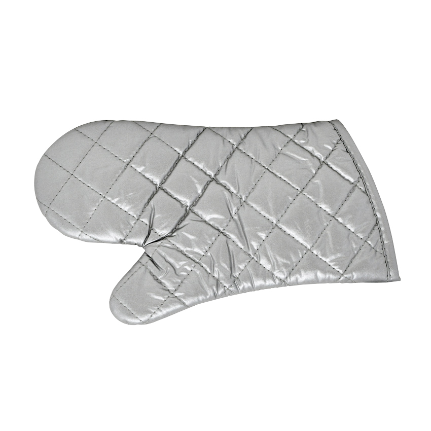 Omcan Silver Coated Heat Resistant Oven Mitt