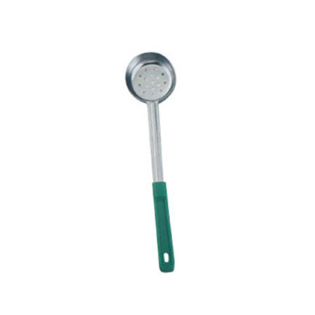 Omcan . One-Piece Stainless Steel Perforated Portion Control Spoon with Handle