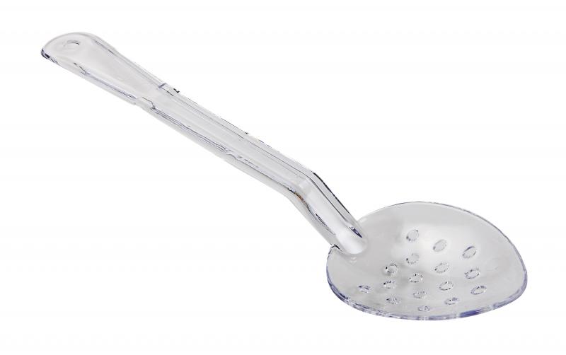 Omcan Clear Polycarbonate Perforated Serving Spoon