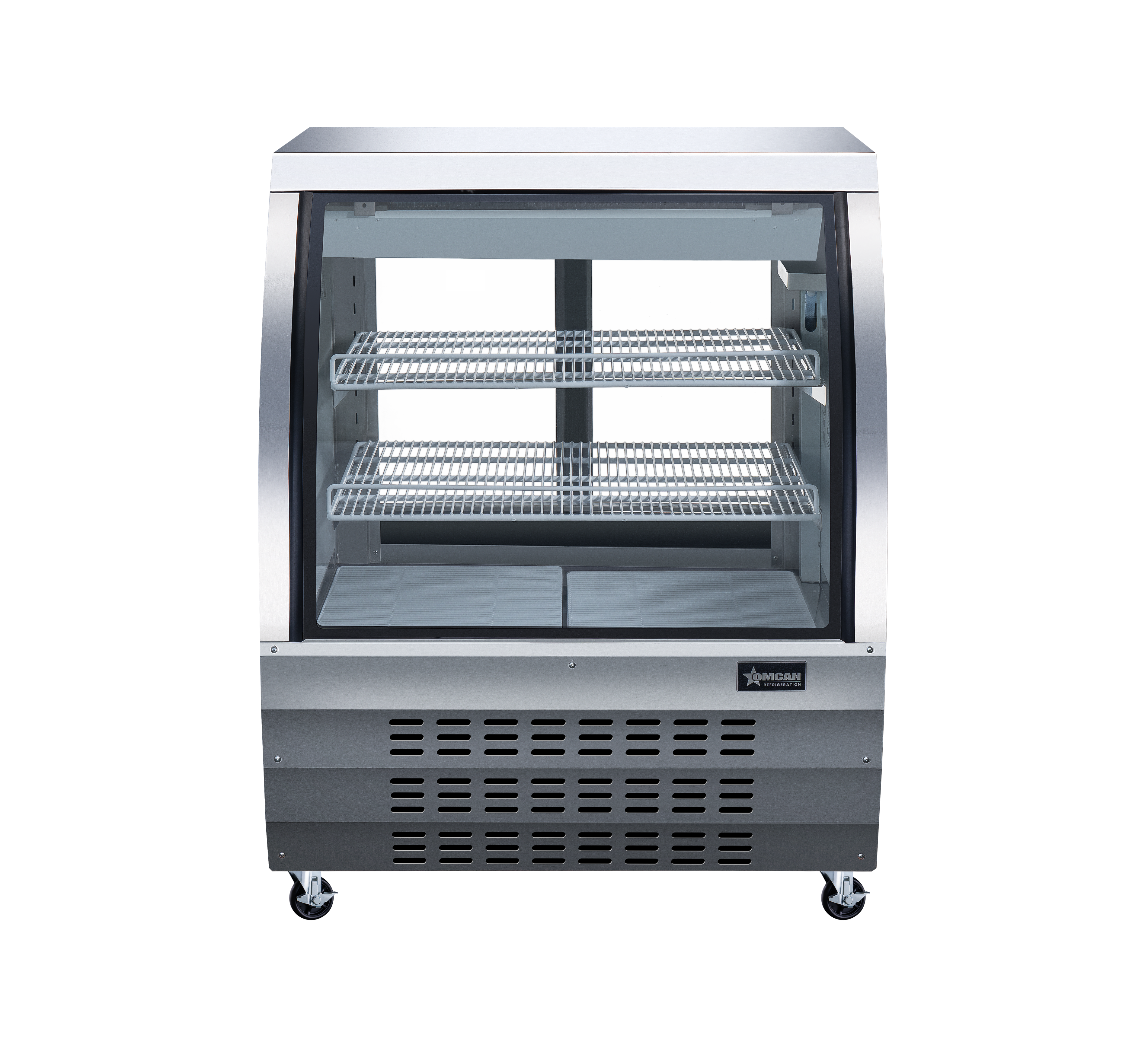 Omcan Two (2) Shelf Floor Refrigerated Showcase, . ( ), Stainless Steel Omcan Two (2) Shelf Floor Refrigerated Showcase, . ( ), Stainless Steel - 3