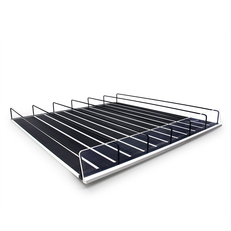 Omcan Adjustable Gravity Feed Roller Shelf for Display Refrigerators
