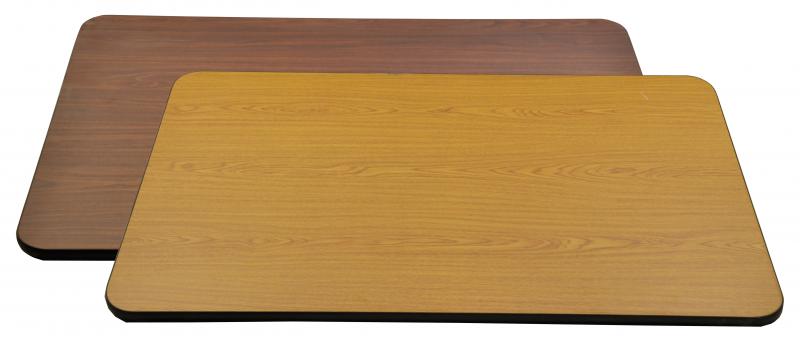 Omcan Oak/Walnut Square Table Top
