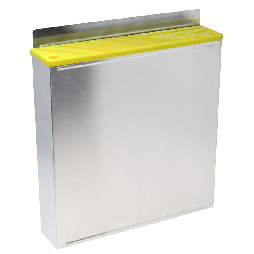 Omcan Stainless Steel Knife Rack with Plastic Insert