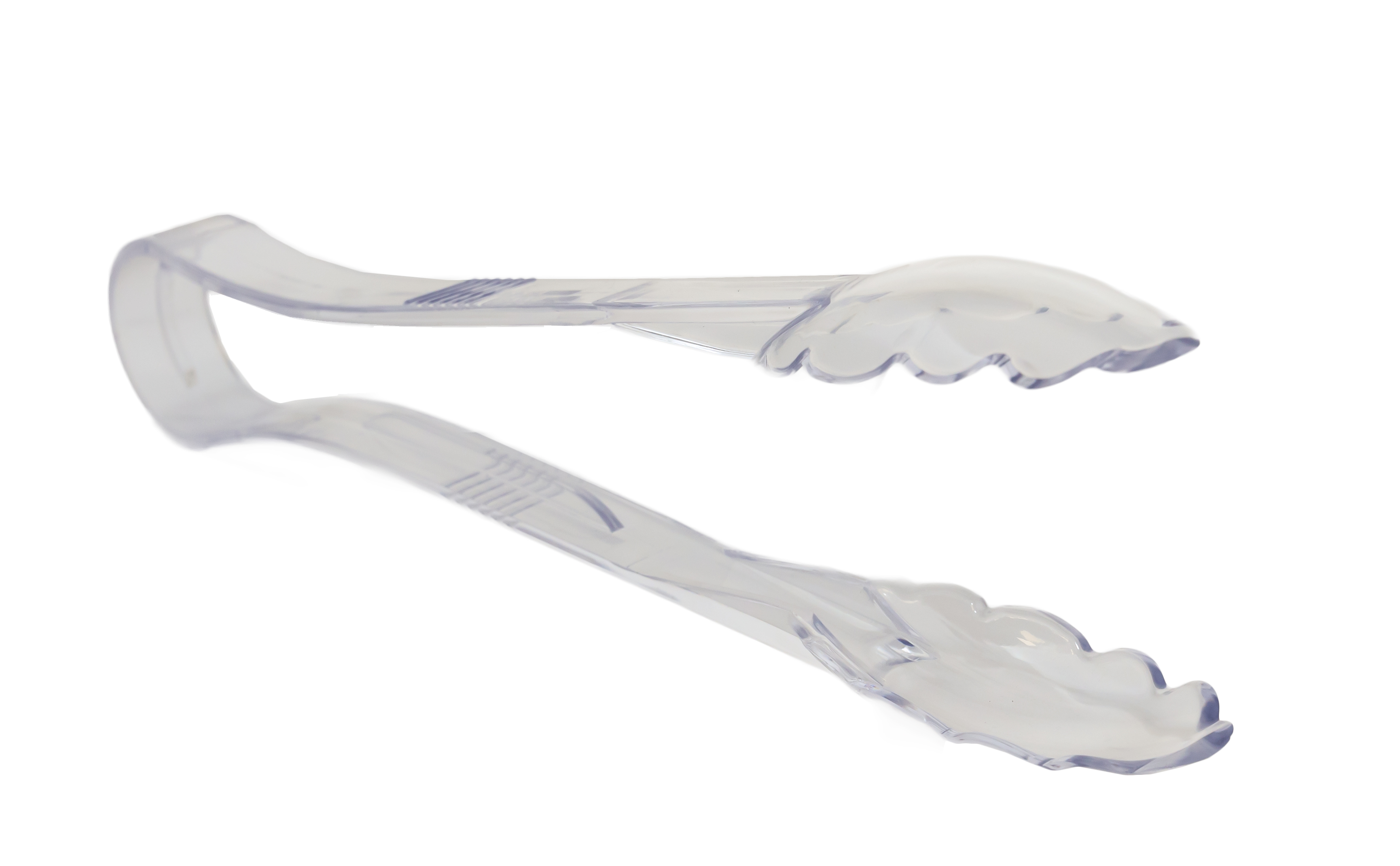 Omcan Polycarbonate Clear Scallop Tongs