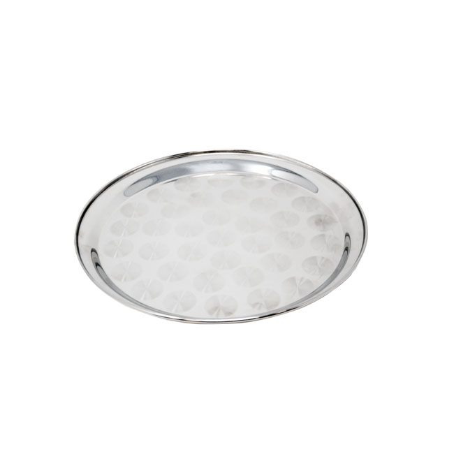 Omcan Stainless Steel Round Serving Tray