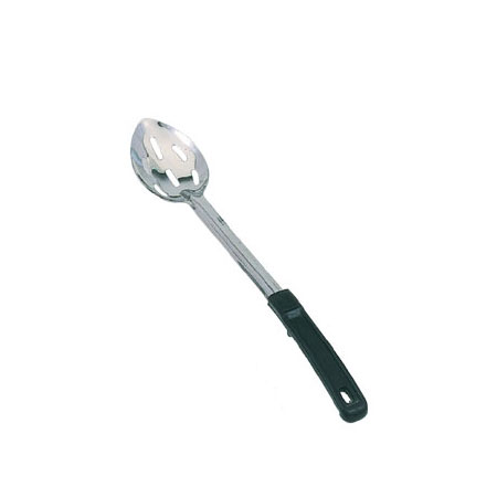 Omcan Stainless Steel Slotted Basting Spoon with Stop-Hook Handle