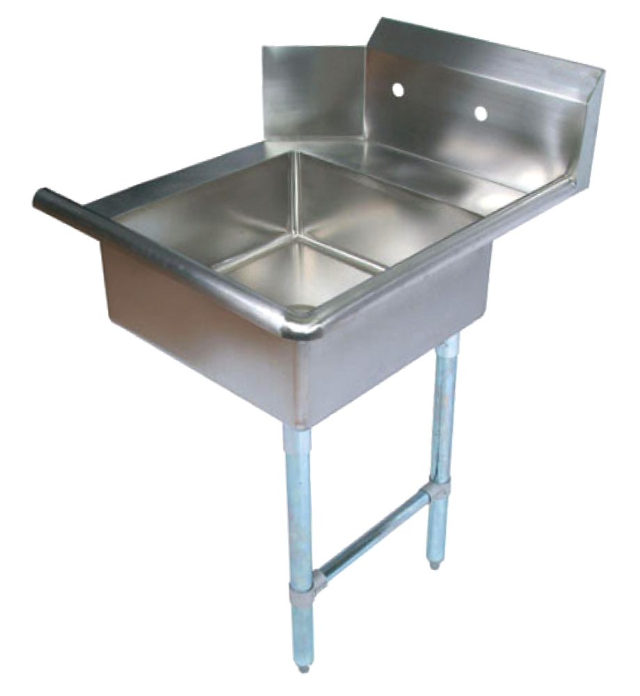 Omcan Right Side Soiled Dish Table with Sink