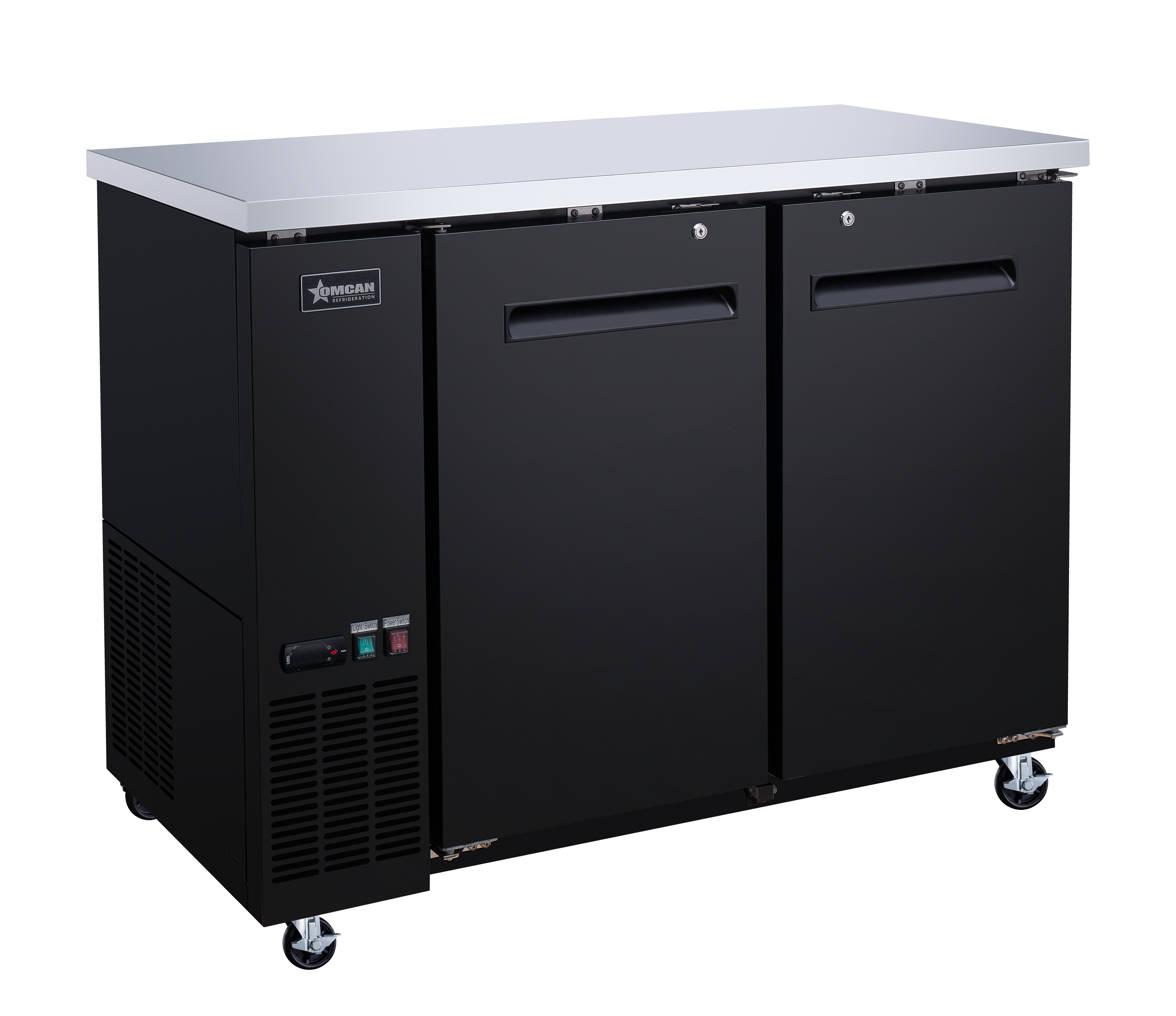 Omcan Solid 2-Door Bottle Cooler, . ( )