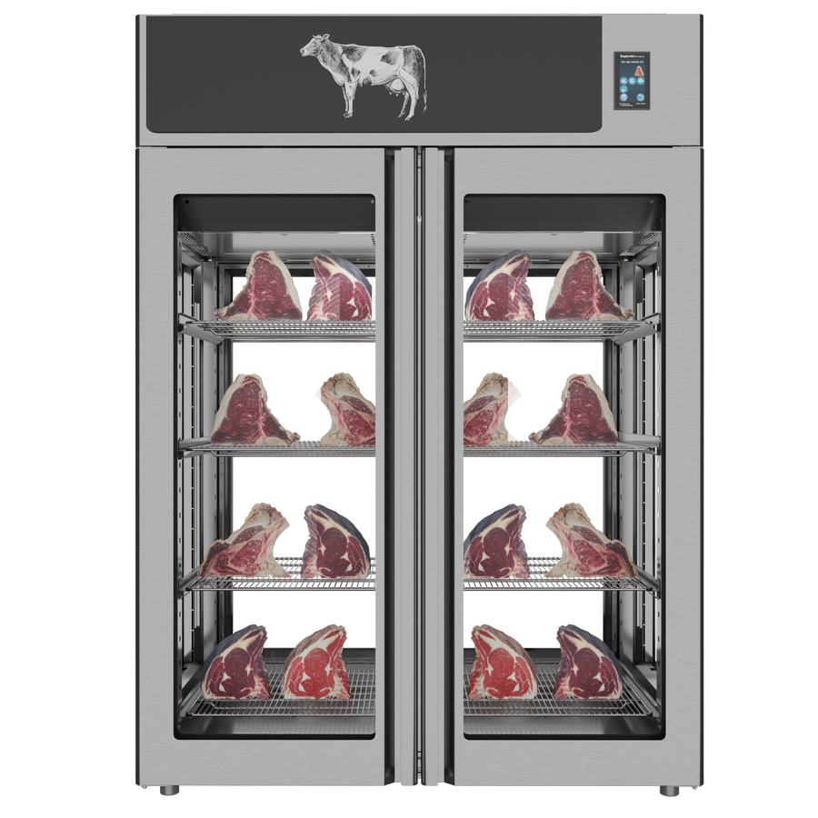 Stagionello® Dry Age 3.0 , Dry Aging Cabinet with Humidity Management, 4-Glass View – 220-240V, 1Ph, 548W