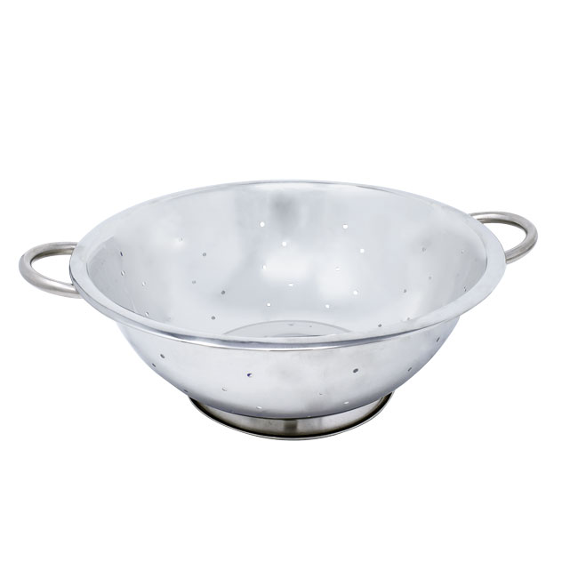 Omcan Stainless Steel Colander with Base and Handles