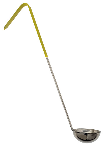 Omcan One-Piece Stainless Steel Ladle with Handle