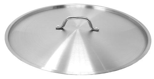 Omcan Stainless Steel Replacement Lid for Stainless Steel Stock Pots with Lid and Stainless Steel Brazier with Lid