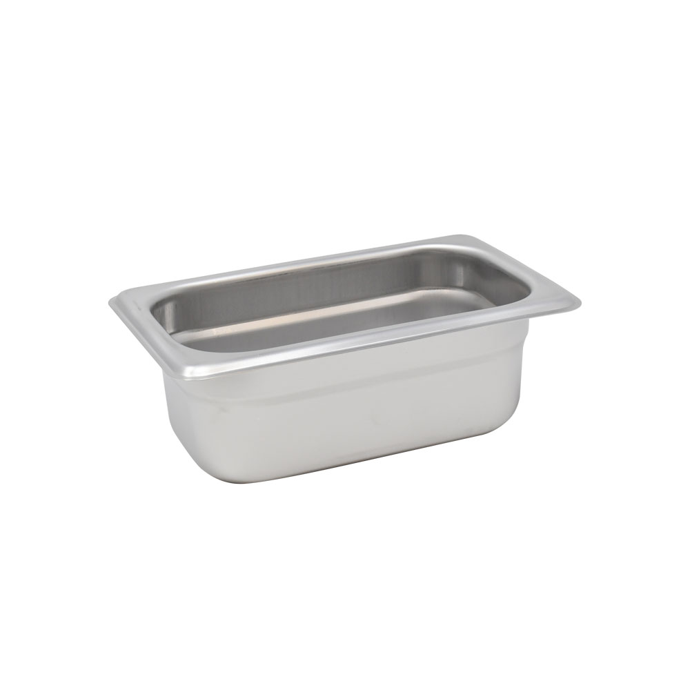 Omcan GN 1/9 Ninth-Size Anti-Jam Stainless Steel Steam Table Pan – Deep