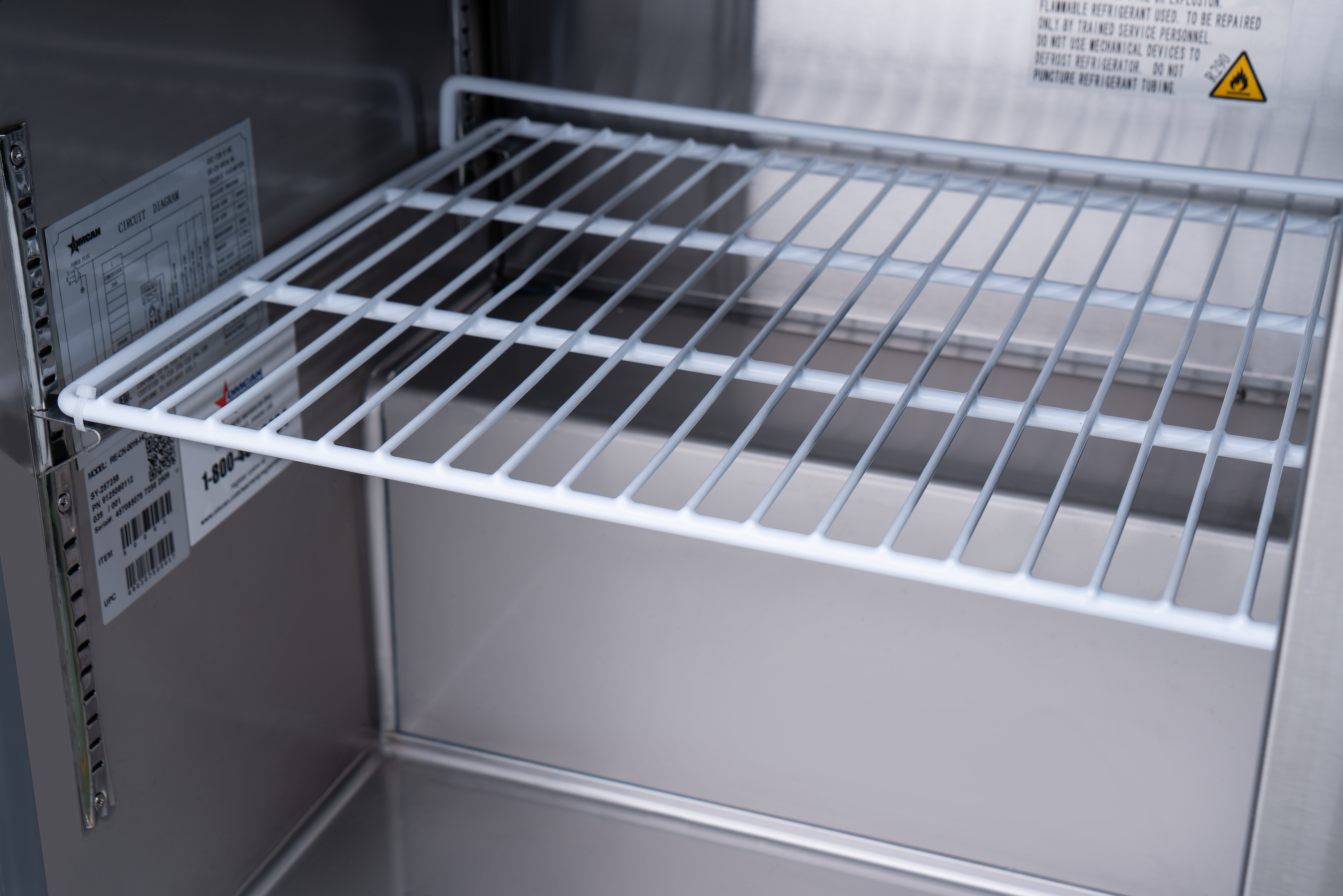 Omcan Two (2) Door Undercounter Freezer, . ( ), Stainless Steel