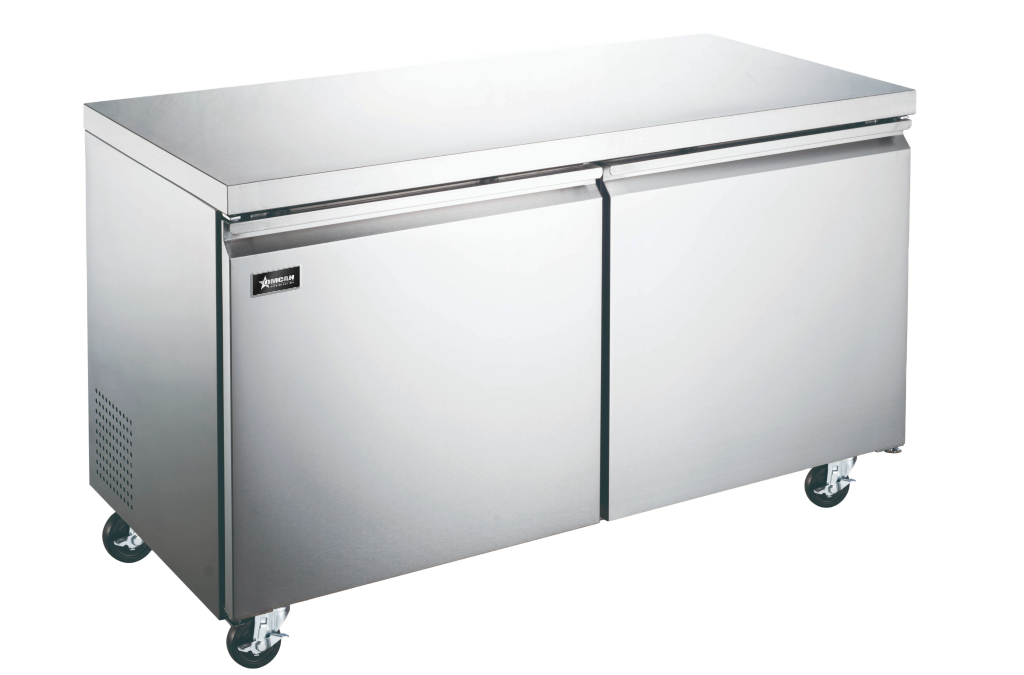 Omcan Two (2) Door Undercounter Refrigerator, . ( ), Stainless Steel