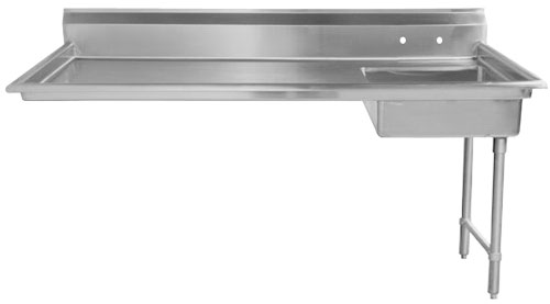 Omcan Right Side Under Counter Dish Table