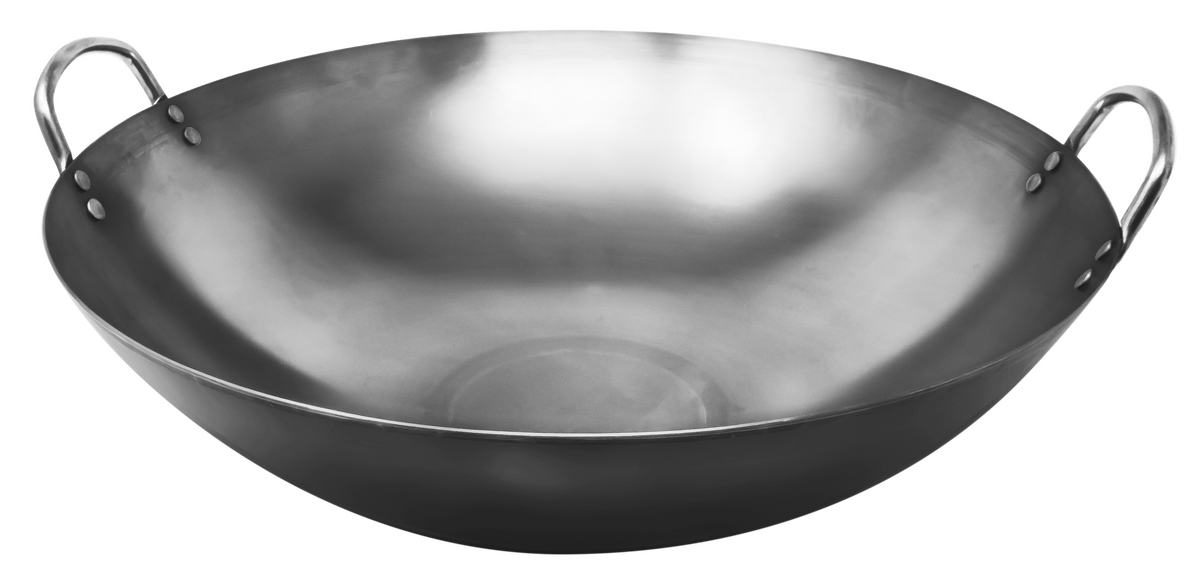 Omcan Iron Double Ear Cantonese Wok