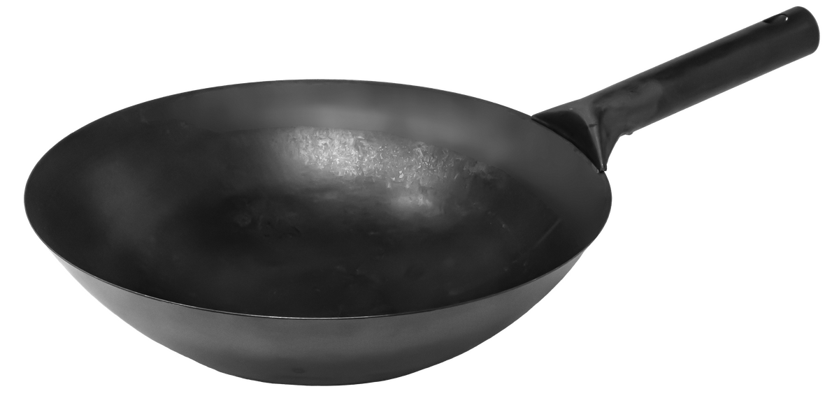 Omcan Mandarin Wok Black Iron, Welded Joint