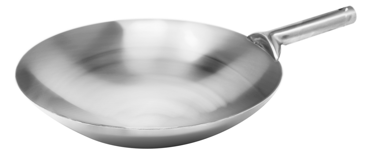 Omcan Mandarin Wok Stainless Steel, Welded Joint