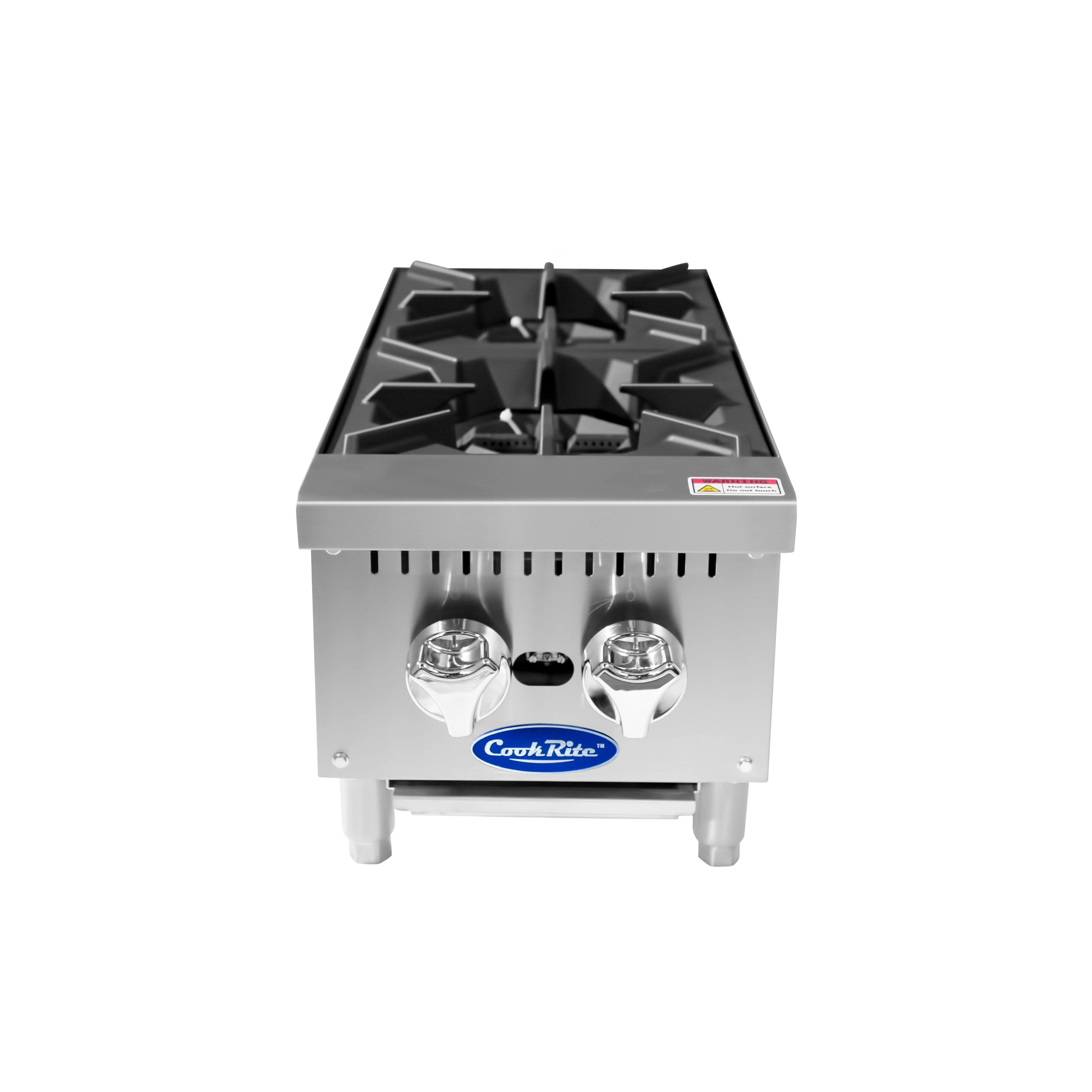 Atosa ACHP-2 12" Gas 2-Burner robust-build Countertop Range - 64,000 BTU