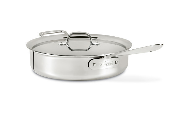 All-Clad - 4 QT D3 Stainless Steel Saute pan with Lid
