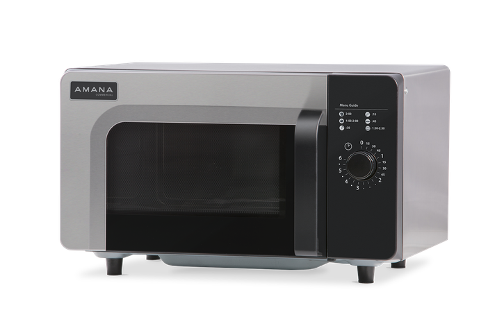Amana - RMS Commercial Microwave Oven 1000W w/ Dial Controls - RMS10DSA