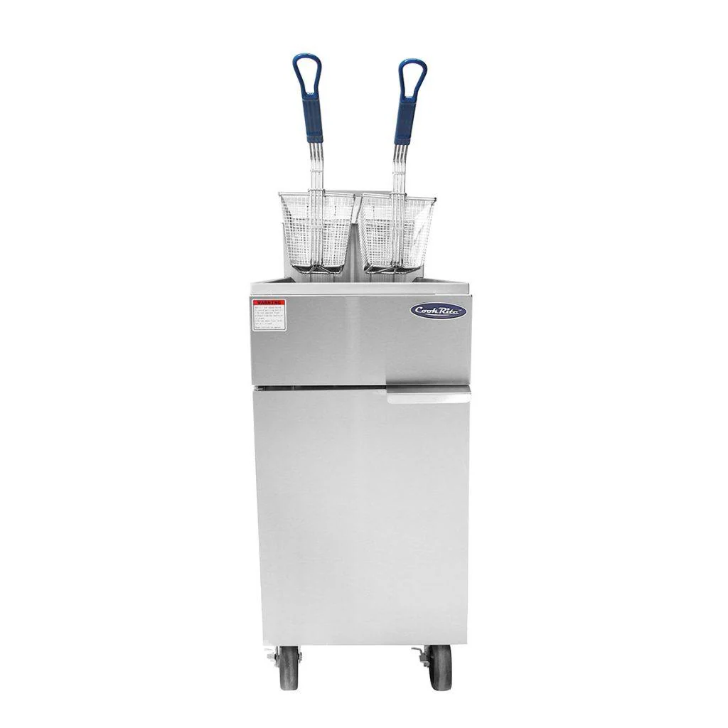 Atosa ATFS-40ES 40 Lbs. Gas industrial-grade Commercial Deep Fryer