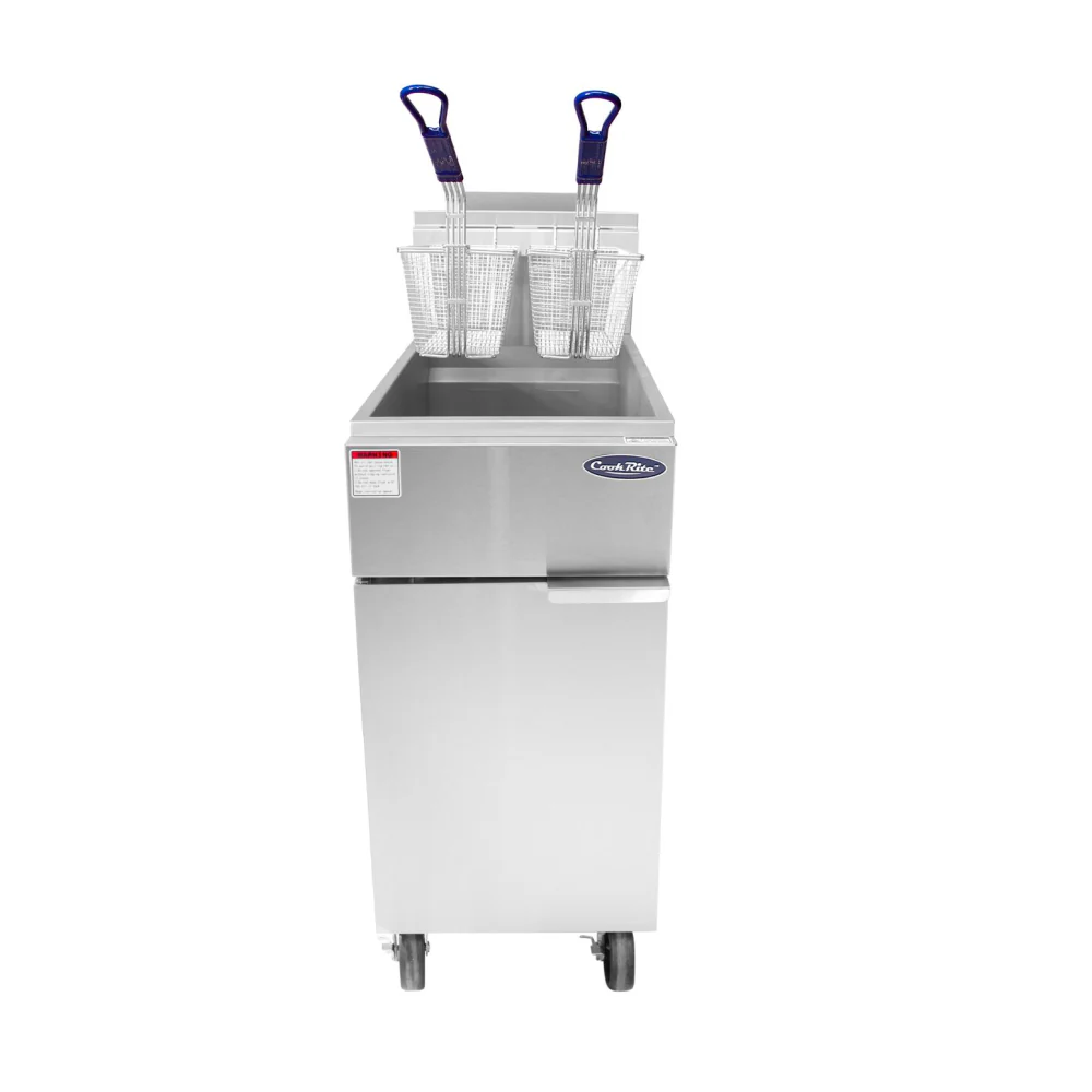 Atosa ATFS-50ES 50 Lbs. Gas robust-build Commercial Deep Fryer