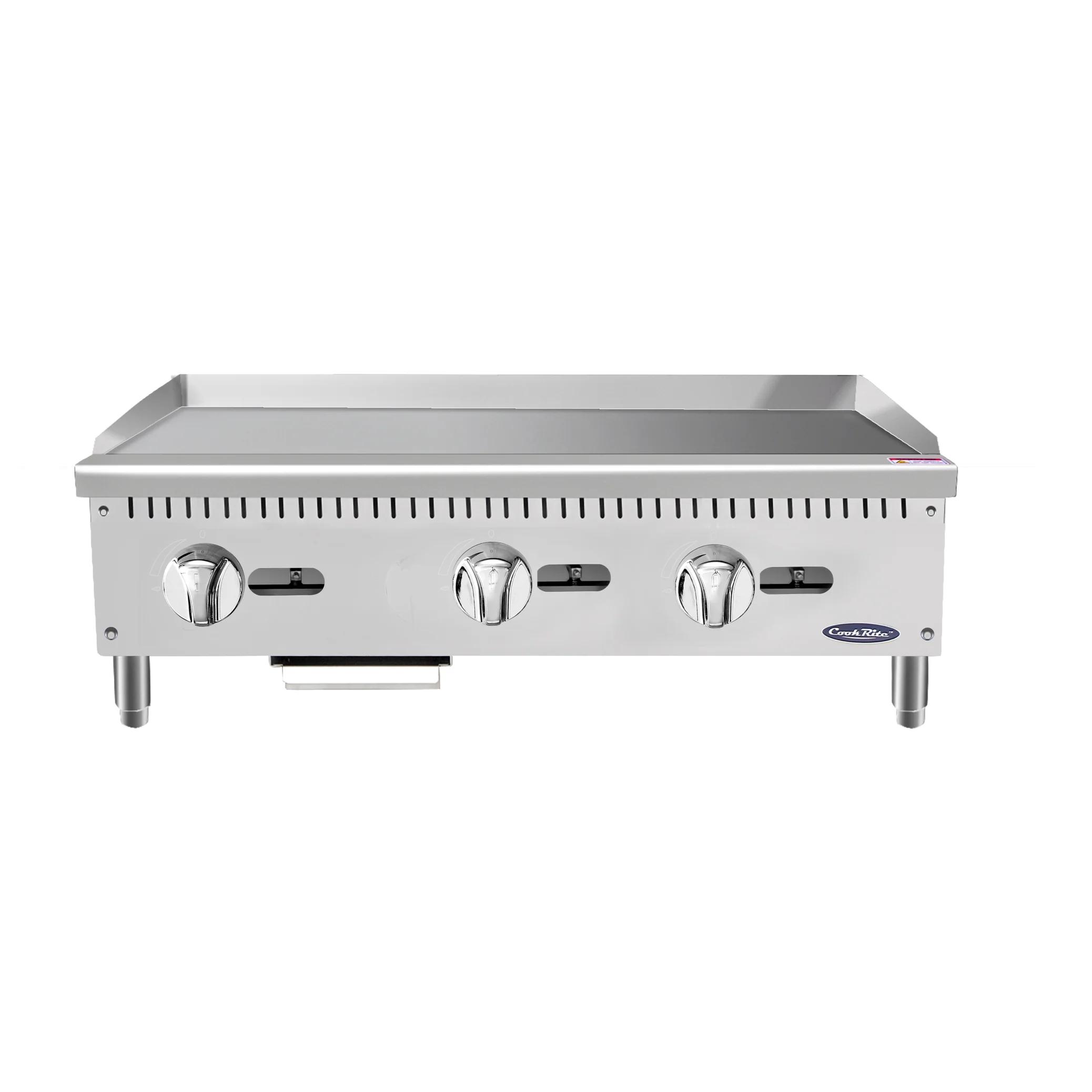 Atosa ATMG-36 36" robust-build Gas Griddle With Manual Control - 90,000 BTU