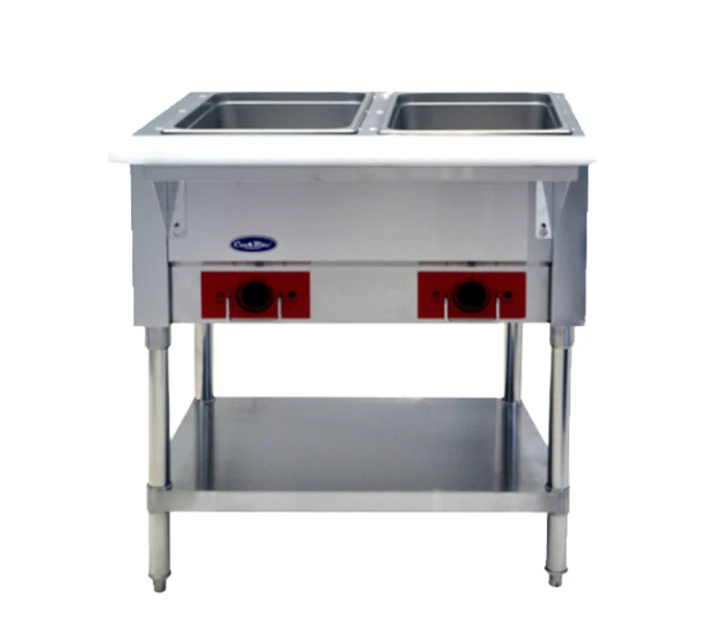 Atosa - 30" 2 Open Well Electric Steam Table (120 Volt) - CSTEA-2C