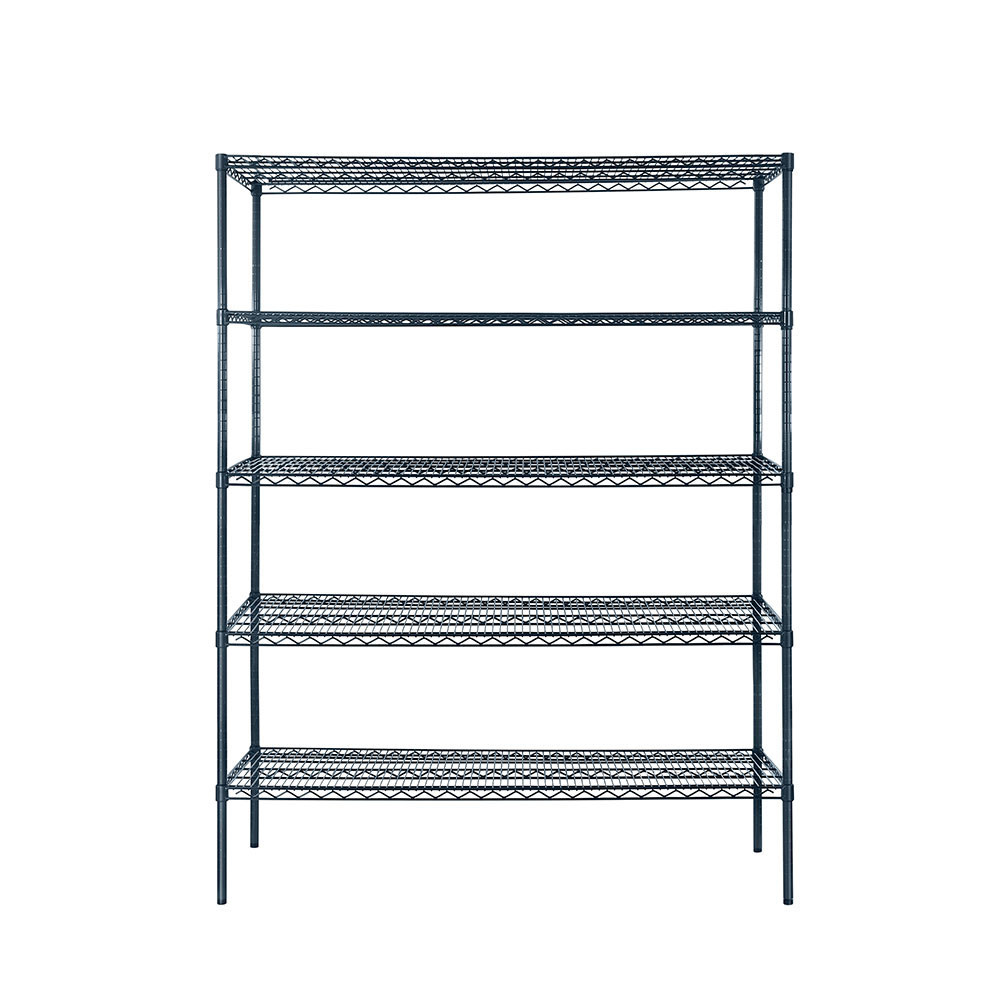 Atosa - 18" x 36" x 86" Slate Grey 5 Shelf Epoxy Coated Shelving Kit - MWSSE183686
