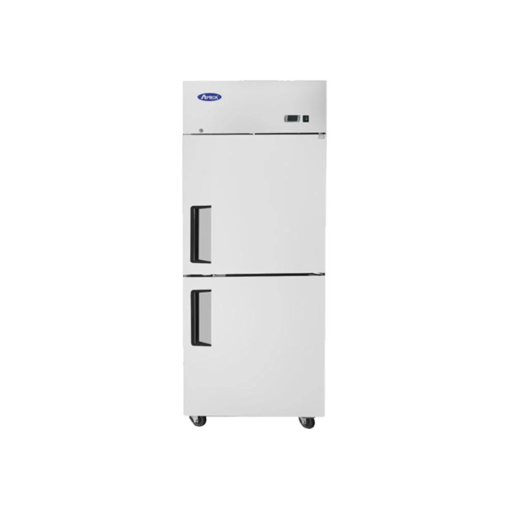 Atosa MBF8007GR 28" Top Mount Right-hand Hinge 2-Door Reach-In Freezer - 21.4 Cu. Ft.